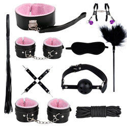 BDSM erotico giapponese Set Bondage Kit di ritenuta Bondage Costume Manette Clamps Nipple