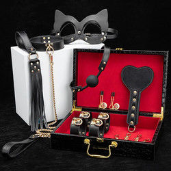 2 kg donne nere set BDSM per adulti SM giocattoli sessuali in cuoio set di lusso schiavitù