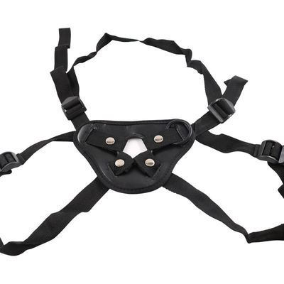 BDSM indossabile per lesbiche Set nero di gomma Pantaloni dildo per uomini Strap On Pantaloni