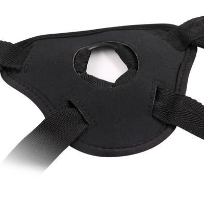 BDSM indossabile per lesbiche Set nero di gomma Pantaloni dildo per uomini Strap On Pantaloni