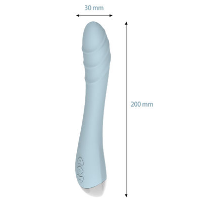 Vibratori G Spot liquidi Dildo di silicone Adult Sex Toy Clit Pussy 20,5cm
