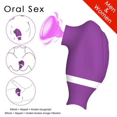 122g Vibratori sessuali femminili a distanza giocattolo Vibratore per succhiare il clitoride 8.5 x 4 cm