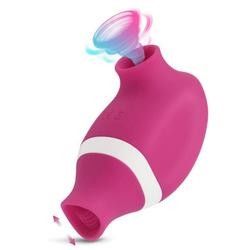 122g Vibratori sessuali femminili a distanza giocattolo Vibratore per succhiare il clitoride 8.5 x 4 cm