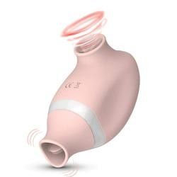 122g Vibratori sessuali femminili a distanza giocattolo Vibratore per succhiare il clitoride 8.5 x 4 cm