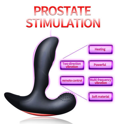 Controllo a distanza maschio masturbatore giocattolo plug anale elettrico massaggiatore della prostata fronte retro