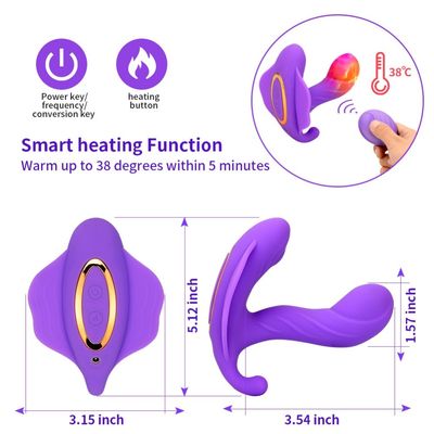 14cm Vibratore bluetooth impermeabile Sex Toy Vibrating Panties ricaricabili per donne