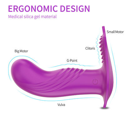 Vibratore per sesso a distanza femminile senza fili giocattolo sessuale panty vibratore 15cm