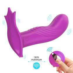 Vibratore per sesso a distanza femminile senza fili giocattolo sessuale panty vibratore 15cm