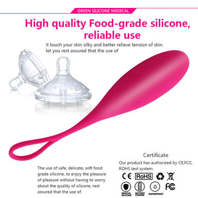 Masturbazione a controllo remoto senza fili Dildo G Spot Silicone Vibratore Uovo