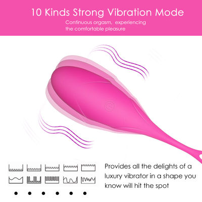 Masturbazione a controllo remoto senza fili Dildo G Spot Silicone Vibratore Uovo