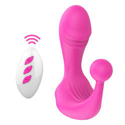 400g 15X9X9cm Vibratore wireless Sex Toy G Spot Dildo Massatore prostatico impermeabile Stimulatore