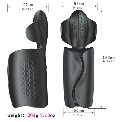 Anello del pene Vibratore maschile di cazzo ingrandimento automatico Tazza maschile di masturbazione per uomini