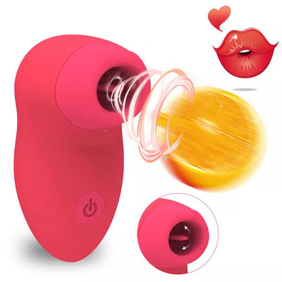 Donna Vibratore del Punto G Adult Toy Lingua che lecca il clitoride Vibratore che succhia
