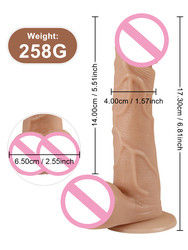 5Vibratore da 3 pollici giocattolo per adulti grande dildo realistico pene in silicone per donne adulte