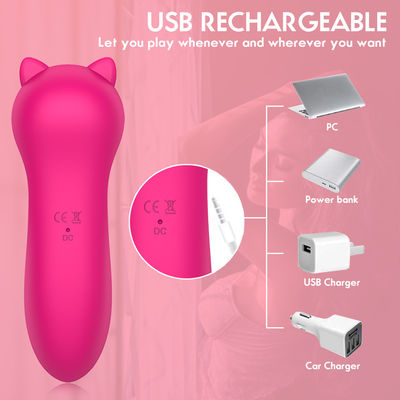 Placca di valvola vibrante Vibratore rosa gatto clitoride vibrante succhia