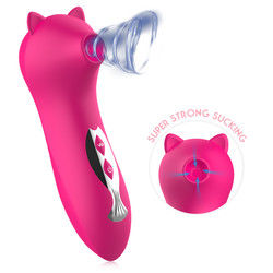 Placca di valvola vibrante Vibratore rosa gatto clitoride vibrante succhia