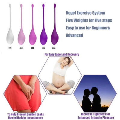 30g Kegel Ball Weight Set Medical Pelvic Floor Vagina Ball Giocheggiare Kit Esercizi