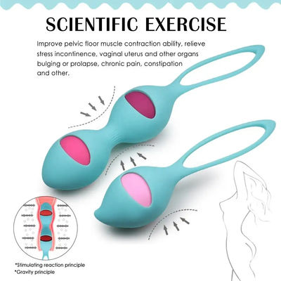 CE Vibratore giocattolo per adulti Kegel Ball 35 X 140mm Donne postpartum Stretto del pavimento pelvico