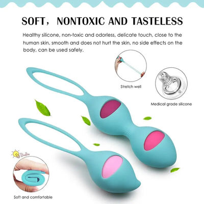 CE Vibratore giocattolo per adulti Kegel Ball 35 X 140mm Donne postpartum Stretto del pavimento pelvico