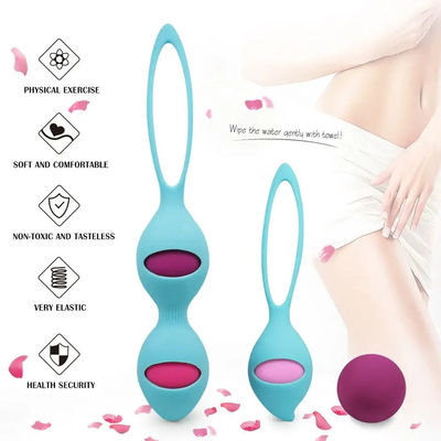 CE Vibratore giocattolo per adulti Kegel Ball 35 X 140mm Donne postpartum Stretto del pavimento pelvico