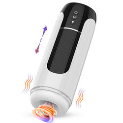 Riscaldamento intelligente maschio automatico Masterbater telescopico rotante maschio tazza di masturbazione