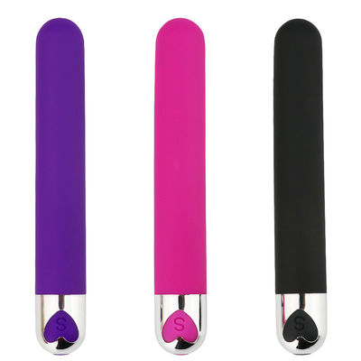 Long Bullet Vibrator Adult Toy Silicone ABS 137 x 21 mm