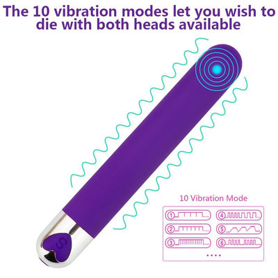 Long Bullet Vibrator Adult Toy Silicone ABS 137 x 21 mm