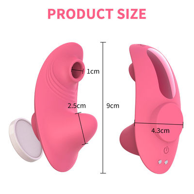 Intimo sexy per adulti Vibratori sessuali Calzature Clitoride succhiacazzi giocattolo per donna 9cm x 4,3cm