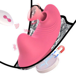 Intimo sexy per adulti Vibratori sessuali Calzature Clitoride succhiacazzi giocattolo per donna 9cm x 4,3cm