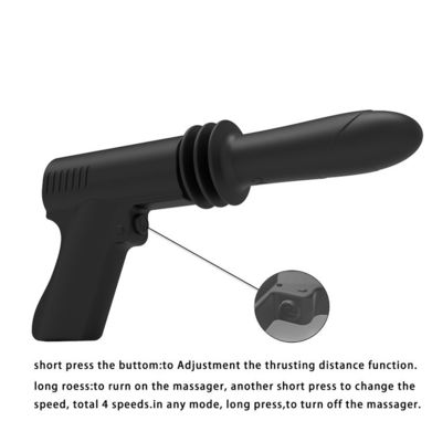 Mini Vibratore a forma di pistola giocattolo sessuale automatico spingendo macchina sessuale clitoride giocattolo sessuale