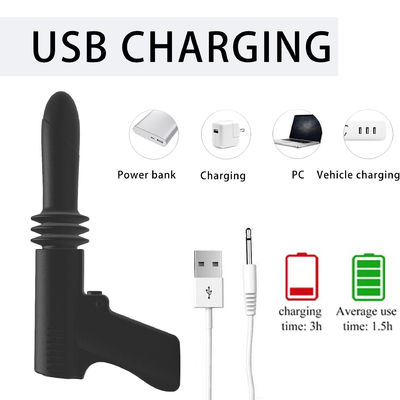 Mini Vibratore a forma di pistola giocattolo sessuale automatico spingendo macchina sessuale clitoride giocattolo sessuale