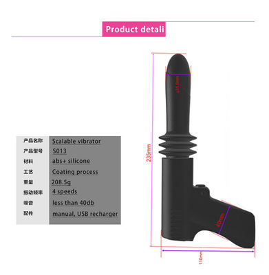 Mini Vibratore a forma di pistola giocattolo sessuale automatico spingendo macchina sessuale clitoride giocattolo sessuale