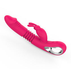 12 Frequenza Vibratore Sex Toy Usb Ricaricabile Stimulatore femminile Dildo Riscaldamento telescopico
