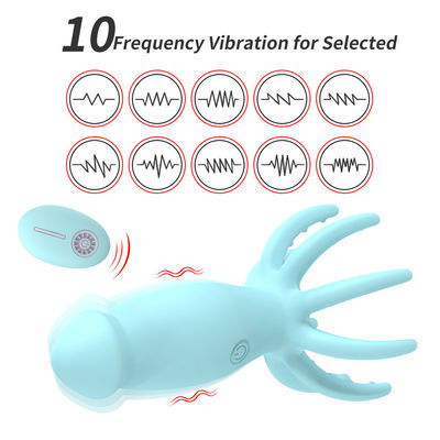 Vibratori per il punto G 8 Vibratore per polpo per le dita Massaggiatore capelluto