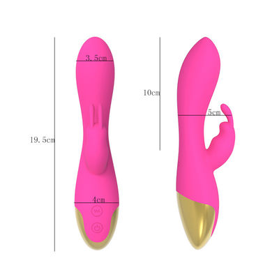 Giocattoli sessuali G Spot ricaricabili Acque resistenti Massaggiatore per clitoride di coniglio Vibratore per donne