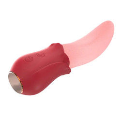 250g Rose Vibrator Sex Toy Nipple Indossabile Stimulatore Clitoris Vibratore Lunghe Lingue