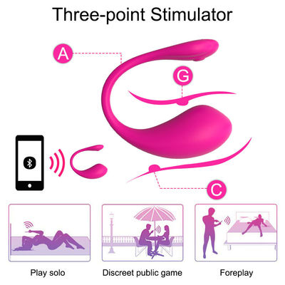 Vibratore wireless per sesso 250g Controllo App Mini Love Jump Vibratore per donne