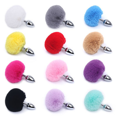 Metal Sex Pushing Butt Plug Steel Toys Cola Fox Tail Anal Plug Set Butt Plug Per Uomini