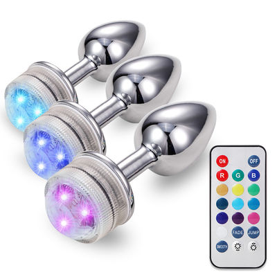 G Spot Cosplay Anal Plug Sex Toys Glow Tail Remote Control Lumineux Gioielli Butt Plug