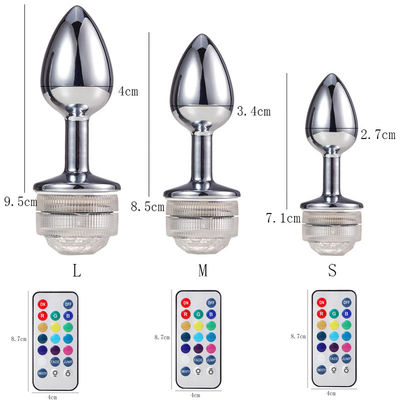 G Spot Cosplay Anal Plug Sex Toys Glow Tail Remote Control Lumineux Gioielli Butt Plug