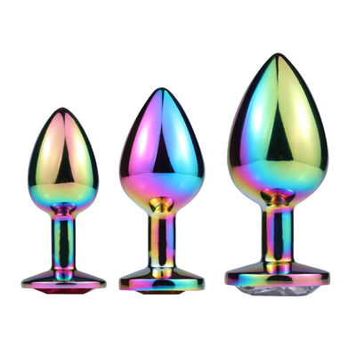 Masturbazione Anale Rotonda Plug Sex Toys Maschio Anal Toy Stimulator Cristallo Accessoio