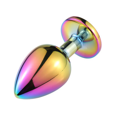 Masturbazione Anale Rotonda Plug Sex Toys Maschio Anal Toy Stimulator Cristallo Accessoio