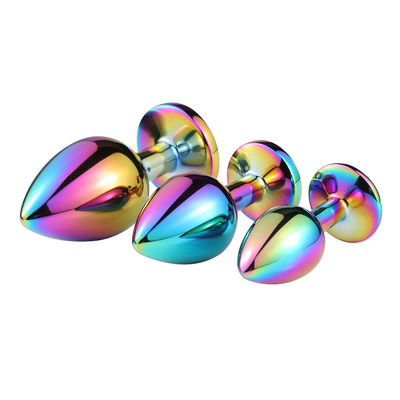 Masturbazione Anale Rotonda Plug Sex Toys Maschio Anal Toy Stimulator Cristallo Accessoio