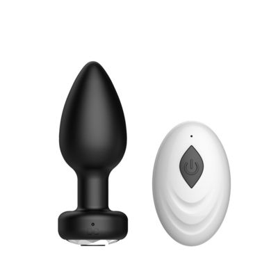 Spingimento anale senza fili Pioggia sessuale giocattoli di silicone USB ricaricabile 10 Frequenza