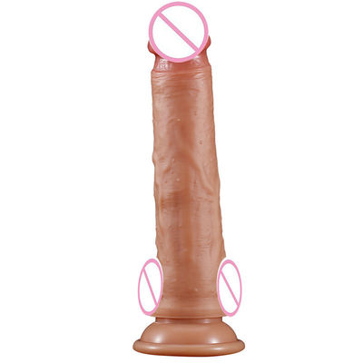 Penis artificiale Anale Maschio Realistico Dildo Liquido Morbido Silicone Gomma Sex Toys Per Donne Forte Succion Cup Manos Liberi