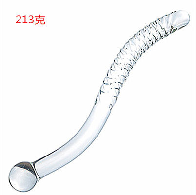 Prodotto artificiale di alta qualità, a mano, con un colpo anal, un penis a forma di cristallo, un dildo in vetro per la vagina.
