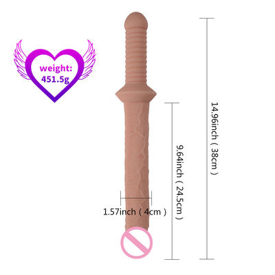 15 pollici Soft Pvc Realistico Dildo Realistico Dildo in forma di spada