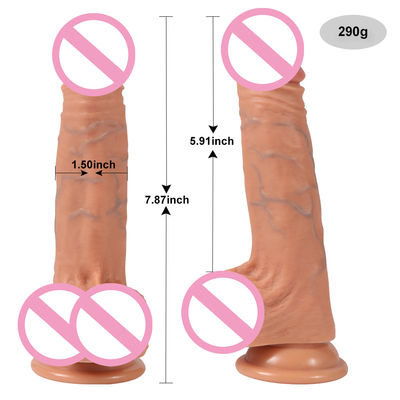8 pollici Youjizz Com Lesbiche Femminile Dildo spessa di silicone Dildo Vibratore
