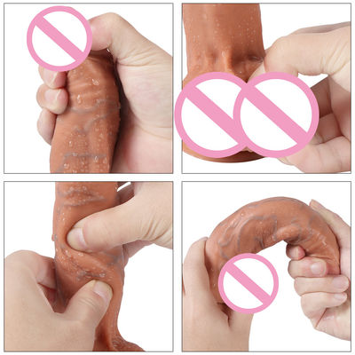 8 pollici Youjizz Com Lesbiche Femminile Dildo spessa di silicone Dildo Vibratore