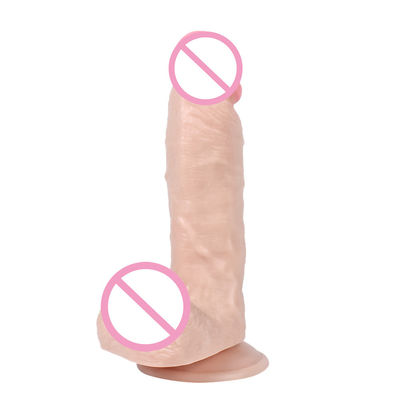 Carne pene maschio realistico dildo 17,5 x 3,5 cm donne adulte giocattoli sessuali liquido silicone morbido
